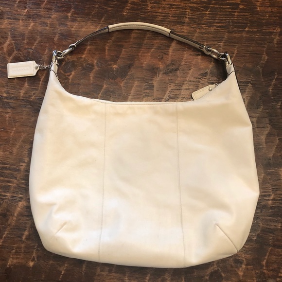 Coach Kristin White Hobo - Picture 4 of 8